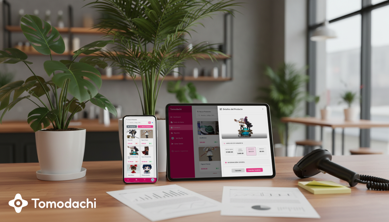 Tomodachi Desktop View